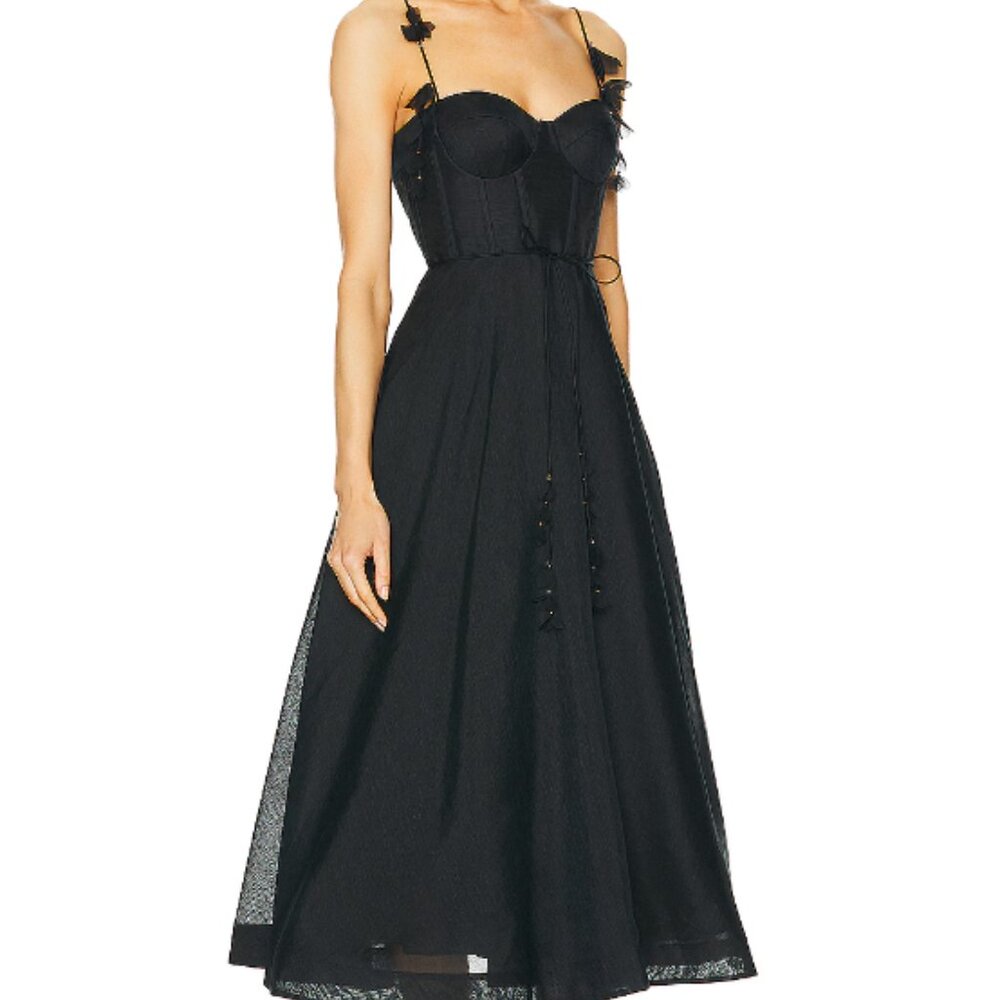 Zimmerman Natura Midi Corset Dress